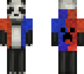 red and blue panda