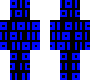 blue binary guy