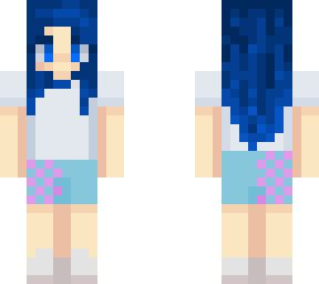 blue girl