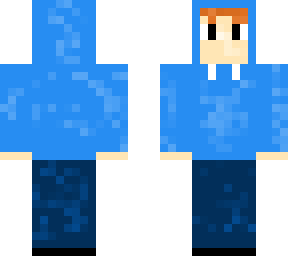 blue sweat shirt
