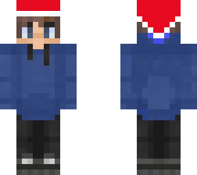 boy with santa hat