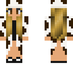 brown cow print girl