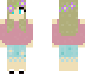 cute blonde flower crown