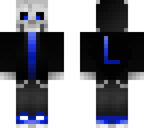 dark blue cool skeleton