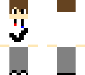 half businessman skin