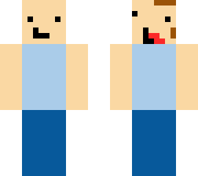 my little bro trys to make steve.....