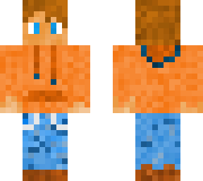 orange hoodie me