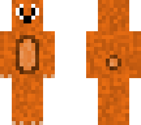orange wolf creature