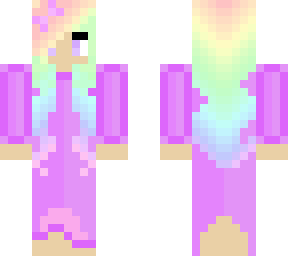 rainbow haired girl