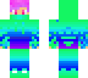 rainbow pink dude
