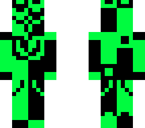 black and green king skin