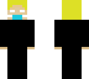 blonde herobrine with mask (add any detail you want )