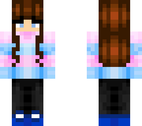 blue and pink sweater-ed girl
