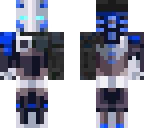 blue cyber-robot