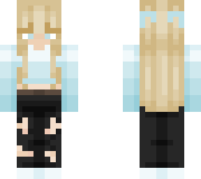 blue girl // redo