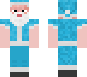 blue santa