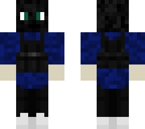 blue with mask
