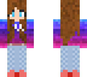 brown hair hoodie girl