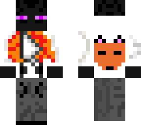 fixed endermen with white jacket