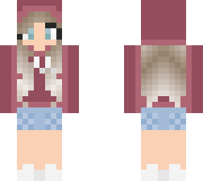 girl with hoodie