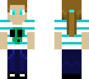 girl with ponytail and an alien shirt