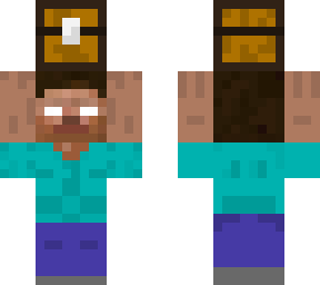 herobrian with a chest