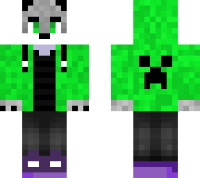lobo con flow verde