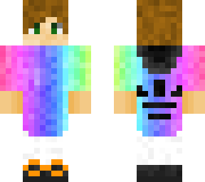 over sized rainbow t-shirt