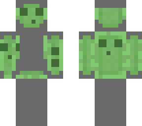 player slime (right arm is main arm) (eyes on parts)