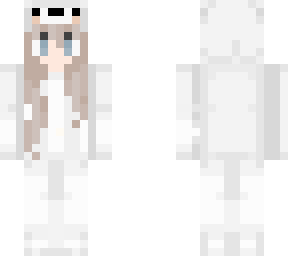 polar bear onesie girl