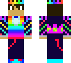 princely tuxedo rainbow 3d finished skin