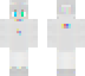 rainbow white hair
