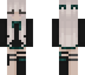 teal gun girl
