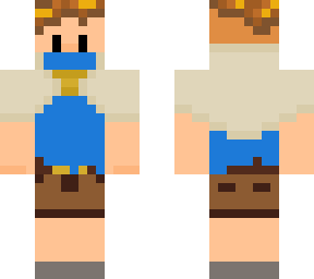 21poptartz - first skin w blue shirt and blue scarf