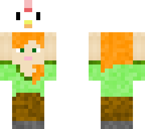 alex carrying chicken