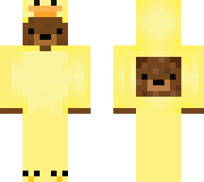 bear in duck suit
