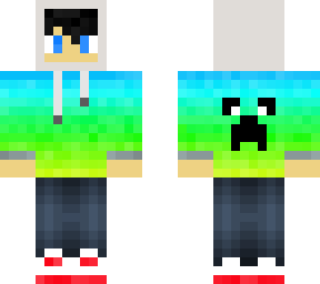black hair hoodie space-boy