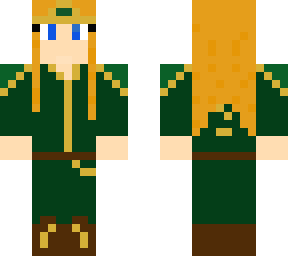 blond-haired forest elf female 1