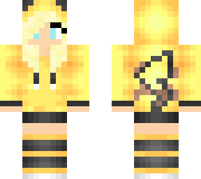 blond pikachu girl