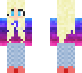 blonde hair hoodie girl updated