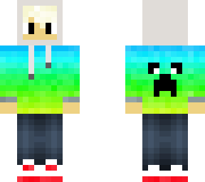 blonde hair hoodie space-boy