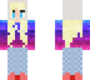 blonde hair hoodie space-girl