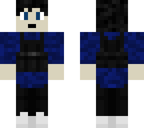 blue(black hair)