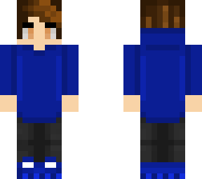 blue long sleeve shirt boy (new hair)