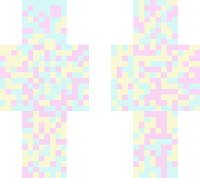 blue pink n yellow confetti
