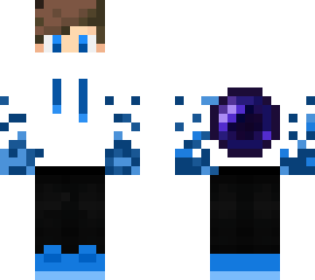 blue version of ender boy