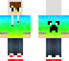 brown hair hoodie space-boy