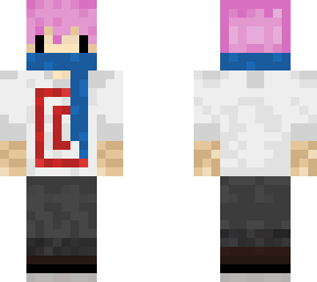 cinnamon exe ii exe iii white shirt, scarf and headphones