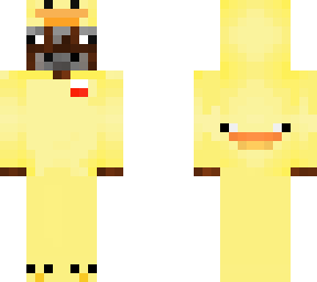 cow in duck onsie