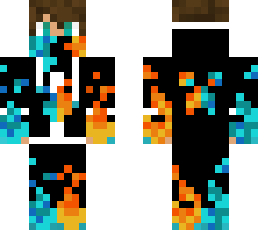 fire ice boy with mask